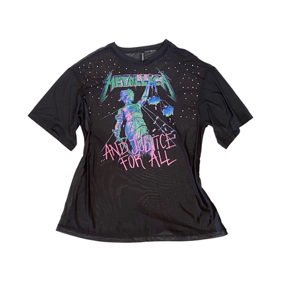 sheer Metallica top - Picture 1 of 2